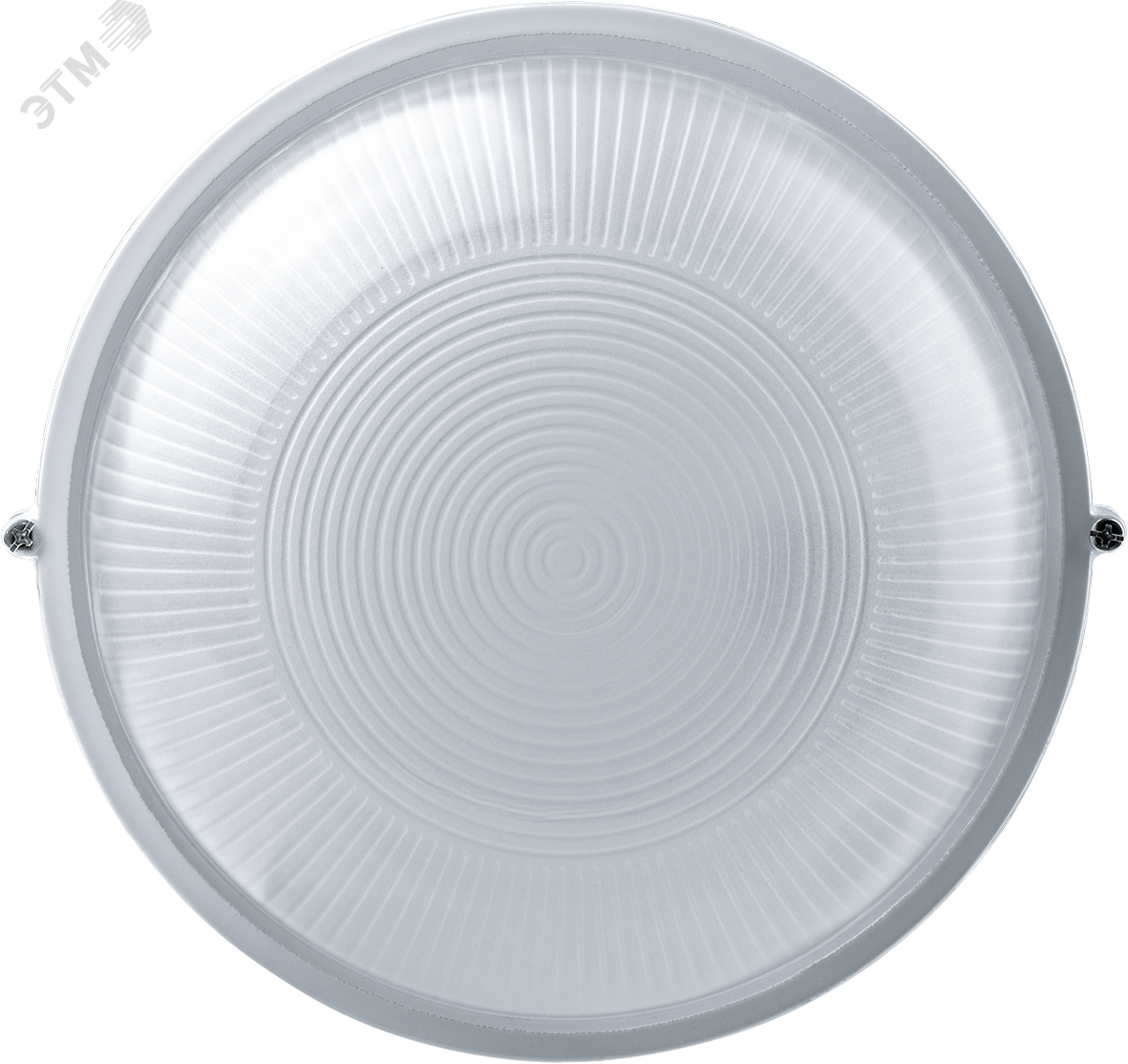 Светильник НПП-100w термостойкий круглый без решетки IP54 белый
