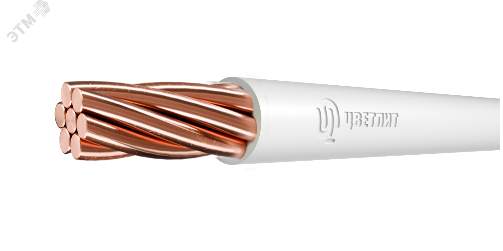 Провод силовой ПуВнг(A)-LS 1х16 белый  ТРТС