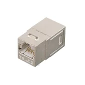 Соединитель Keystone Cat 6а RJ45-RJ45 (8P8C) экранированный металлик