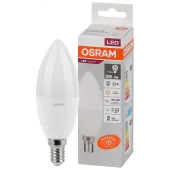 Лампа светодиодная LED 10 Вт E14 3000К 800Лм свеча 220 В (замена 75Вт) OSRAM