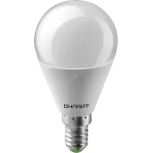 Лампа светодиодная LED 10вт Е14 белый матовый шар
