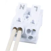 Клемма монтажная, 2 контактные группы,