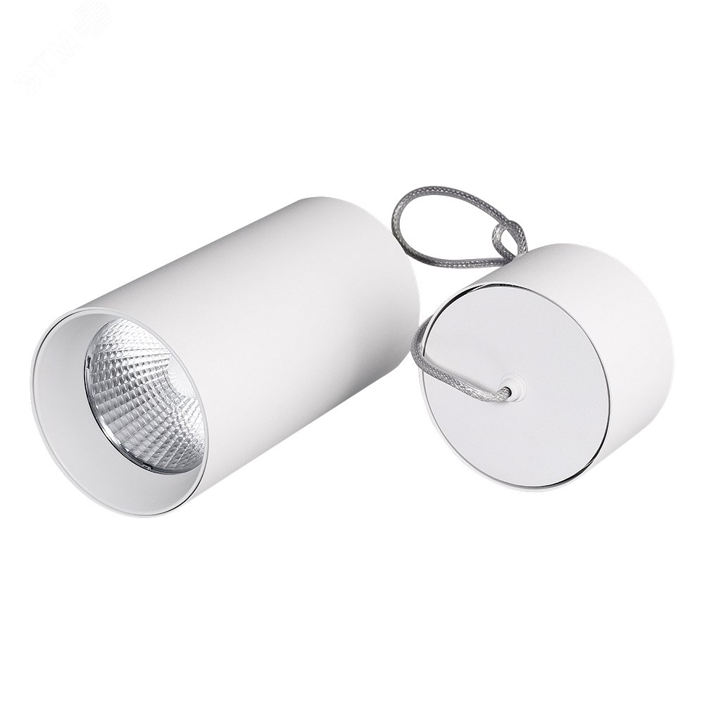 Светильник подвесной SP-POLO-R85-2-15W Day White 40deg (White, White Ring) (ARL, IP20 Металл, 3 года)