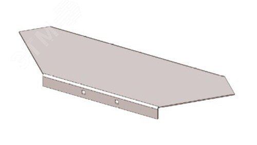 Крышка к угловому лотку КЛУ 200-90 УХЛ1 поворот на 90 покрытие 10-18мкм S1 оцинкованная