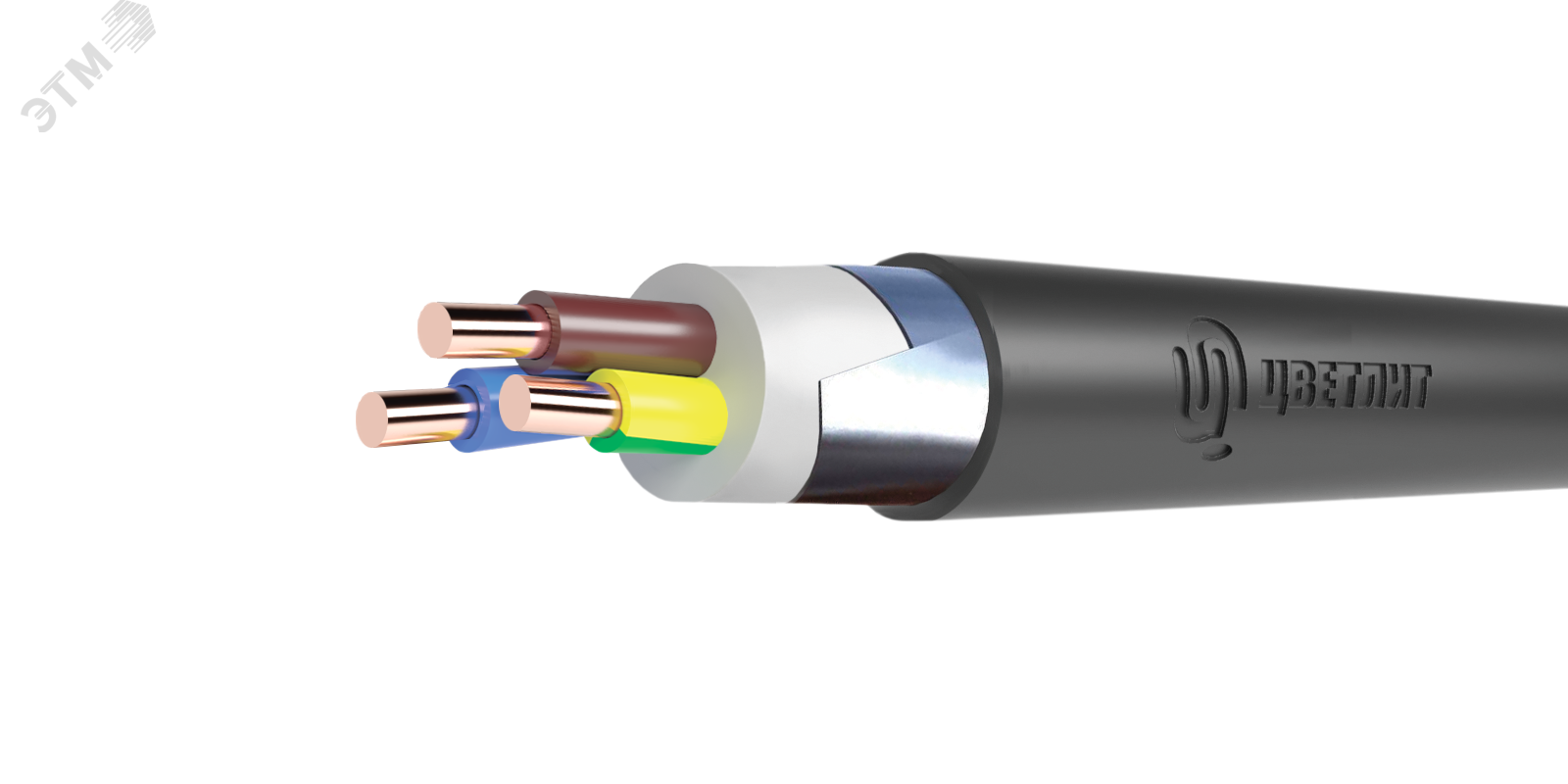 Кабель силовой ПБПнг(А)-HF 3х4ок(N,PE)-1 ТРТС