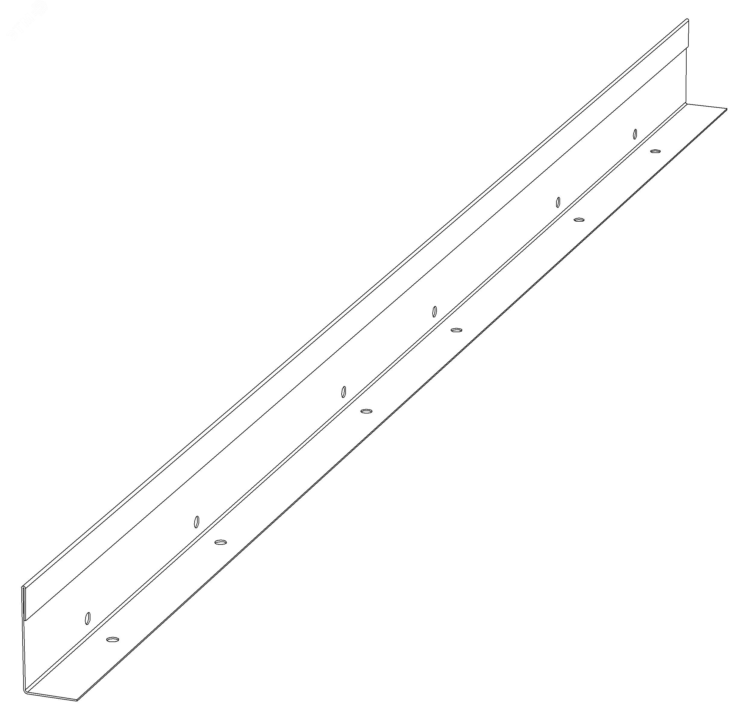 Разделяющий профиль, 2 м CT-AP-35 L=2000 HDG