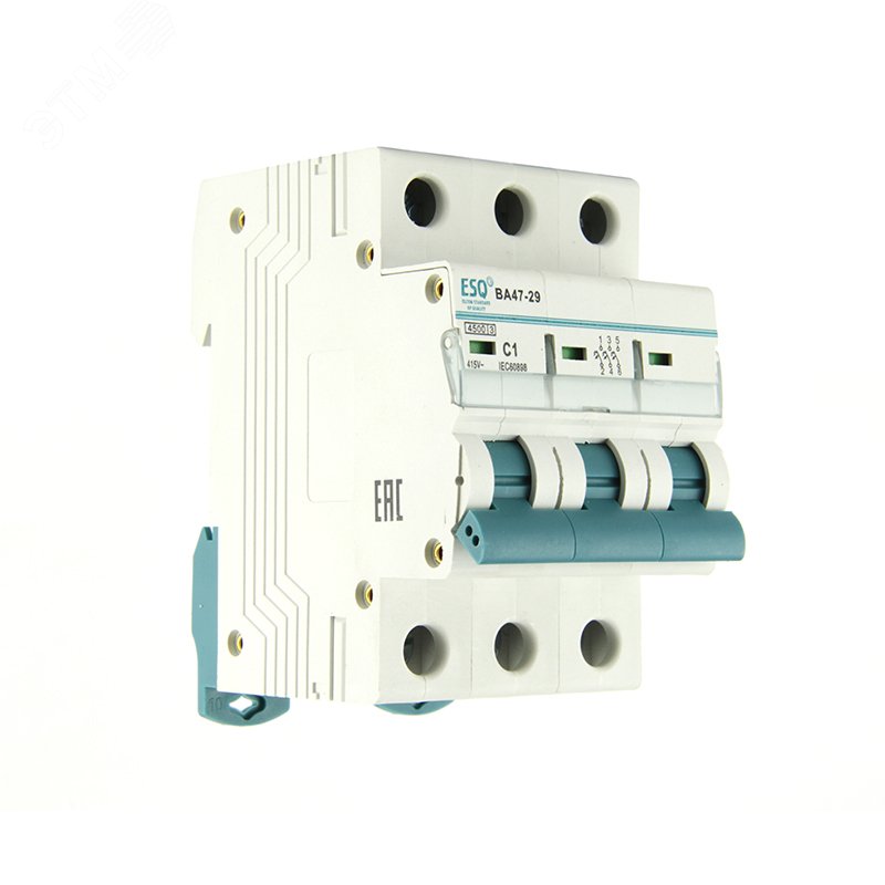 Выключатель автоматический ВА 47-29_3 полюса 10А ток к.з. 4.5кА хар-ка С