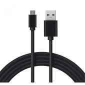Кабель USB-micro USB, PVC, 1 м., черный,