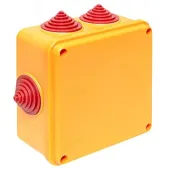 Коробка огнестойкая 100х100х50мм IP55, 1 тройной клеммник 1,5-10 мм2