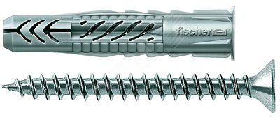 Дюбель универсальный UX 6х50 R S/20 с кромкой     (дюбель + шуруп)