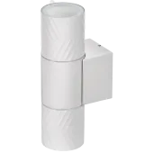 LIGHTING Светильник уличный 5108 настенный под лампу 2хGU10 IP65 белый IEK
