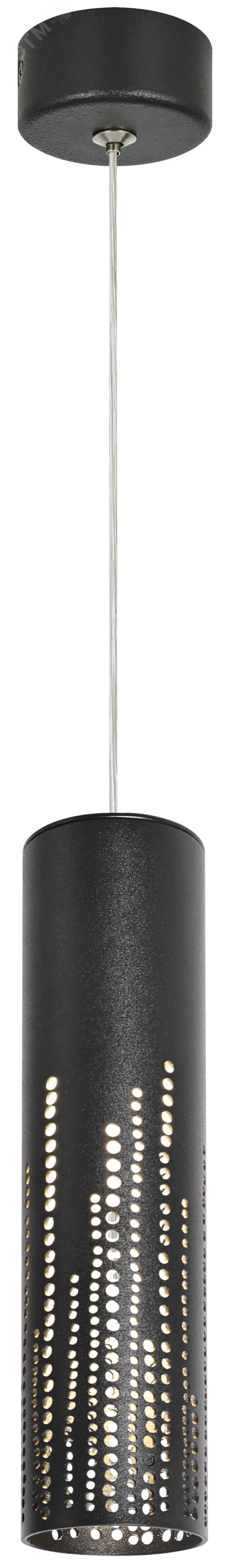 Светильник подвесной потолочный PL26 BK MR16 GU10 цилиндр черный