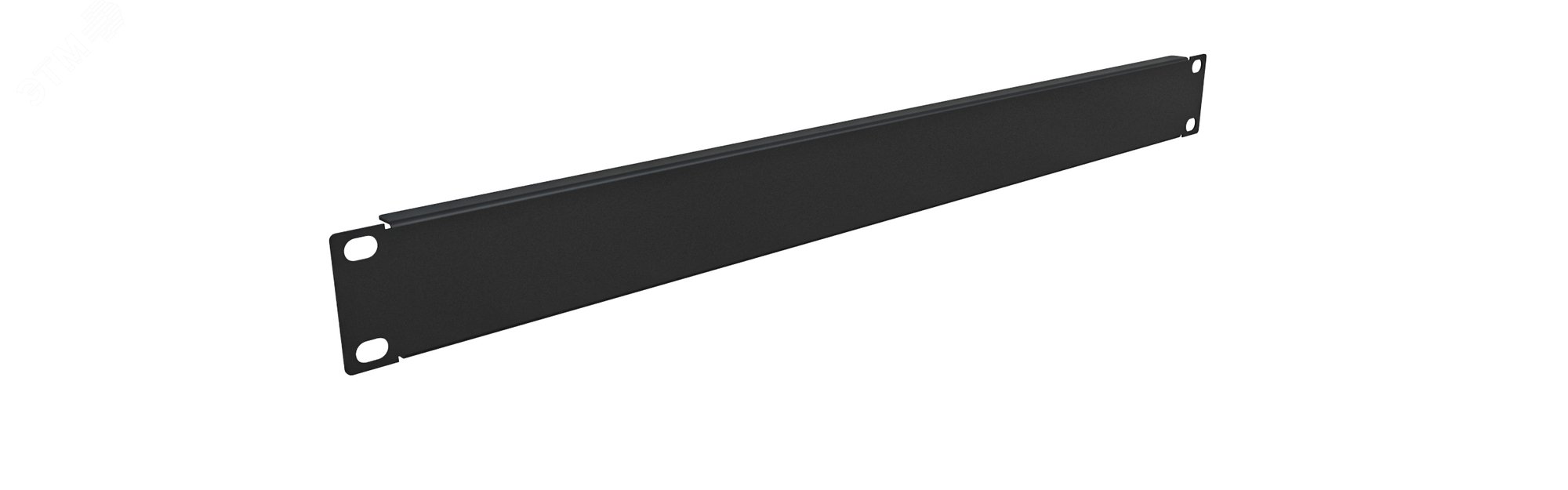Панель 1U заглушка , крепление 19 1U, черный RAL 9005