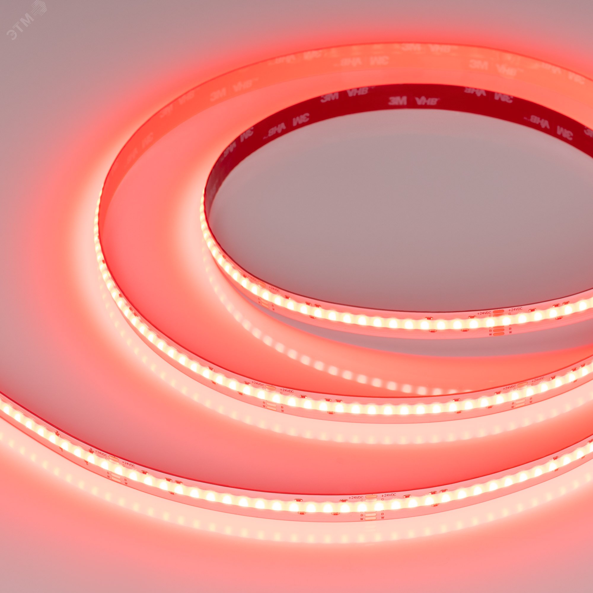 Лента COB-X768-12мм 24V RGBW-Day (15 W/m, IP20, CSP, 5м) (5 лет)