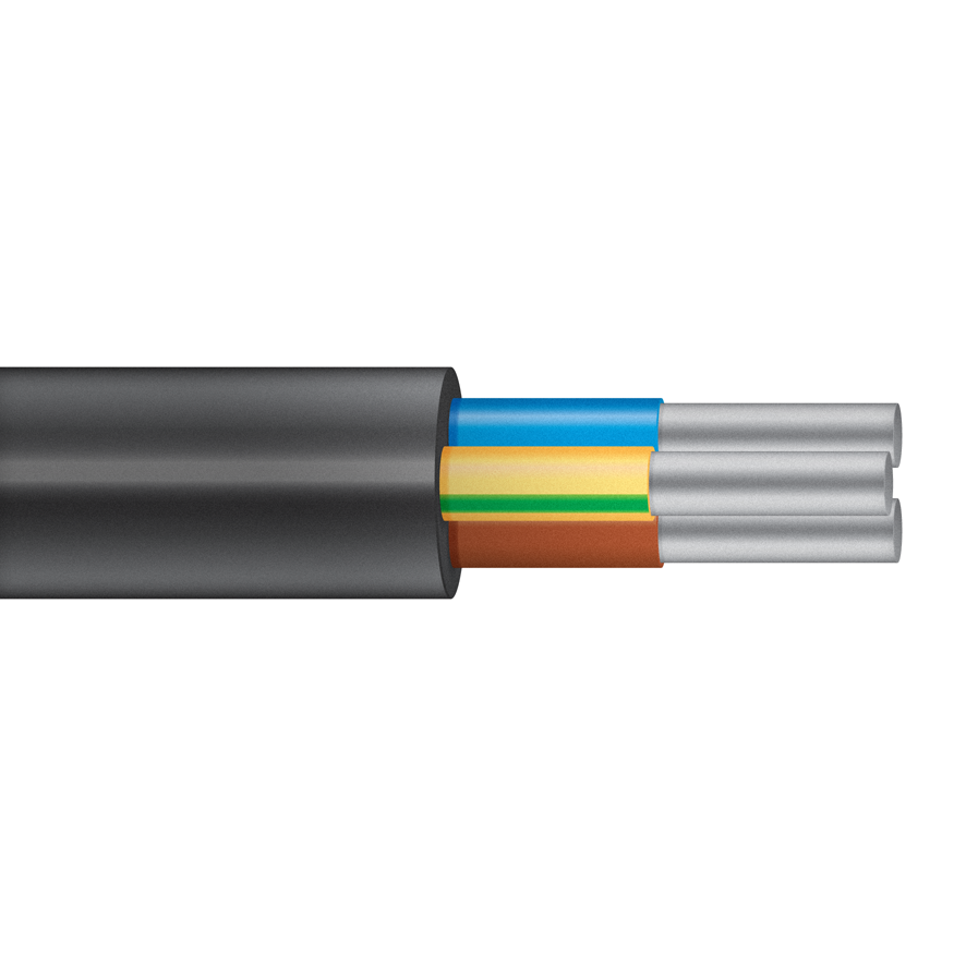 Кабель силовой АсВВГ 3х6(ок)-0,66 ТРТС