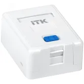 Корпус настенной розетки для 1 модуля Keystone Jack
