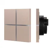 INTELLIGENT ARLIGHT Сенсорная панель KNX-304-13-IN Champagne (BUS, Frameless) (IARL, IP20 Металл, 2 года)