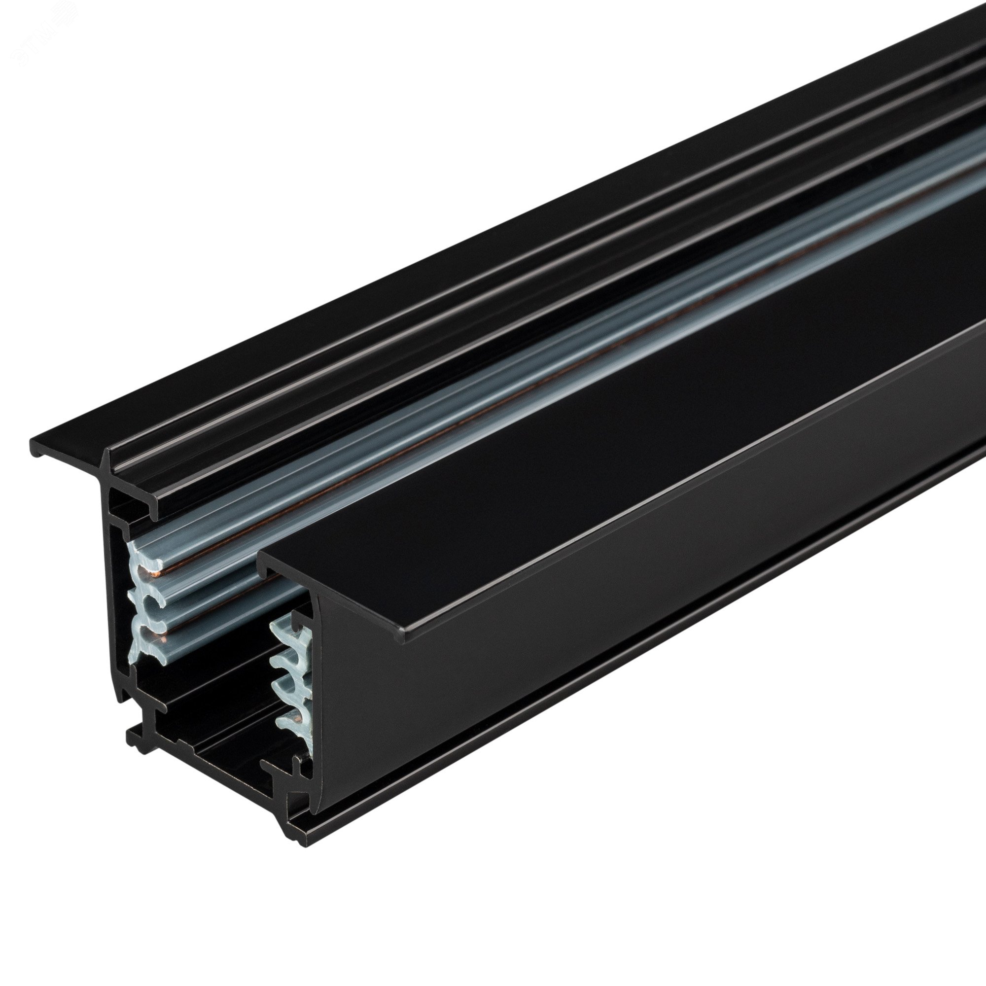 Трек встраиваемый LGD-4TR-TRACK-F-2000-BK-M (C) (IP20 металл, 3 года)