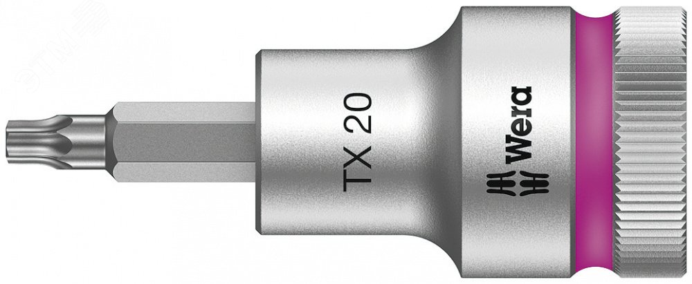 Головка торцевая со вставкой 8767 C HF TORX Zyklop DR 1/2 с фиксацией крепежа TX 20 x 60 мм