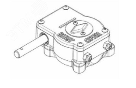 Редуктор червячный для затвора  DN250400