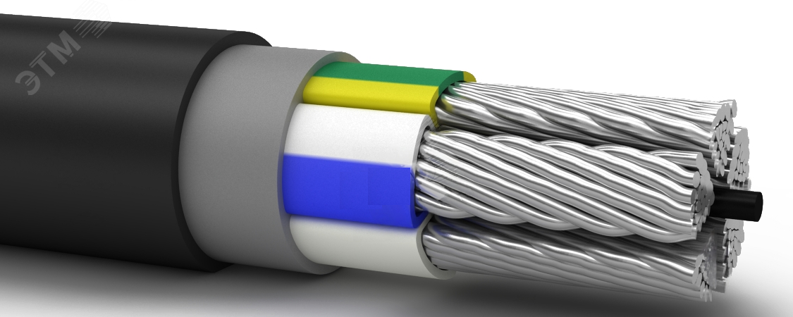 Кабель силовой АВБШв 5х50,0 мс (N,PE)-1 ТРТС