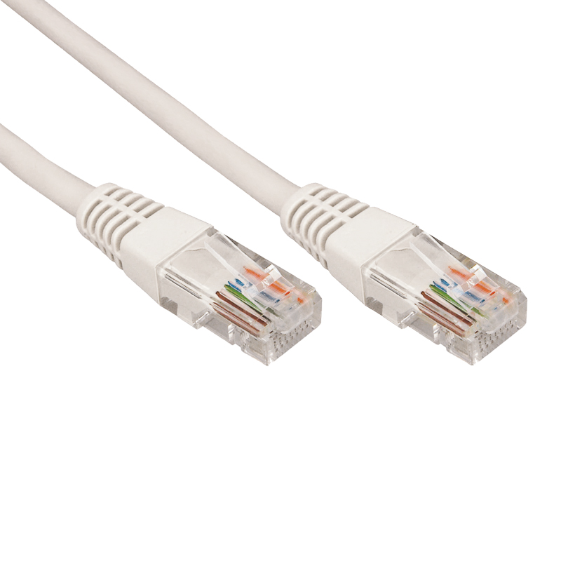 Патч-корд U/UTP CAT 6A (10G), RJ45-RJ45, 28AWG, LSZH, серый, 1м,