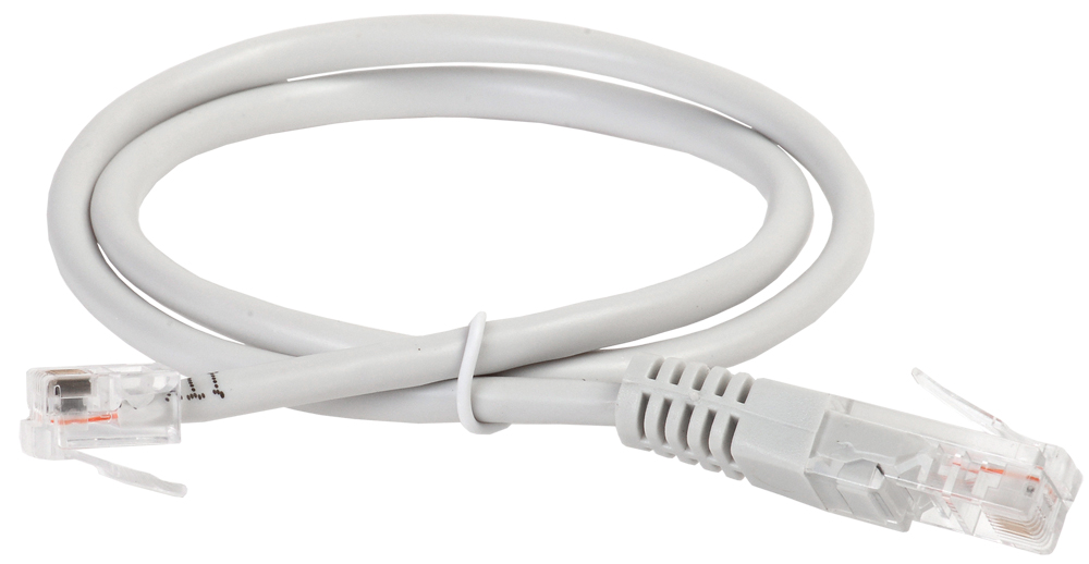 Патч-корд категория 5е RJ45-RJ12 1.5м PVC серый