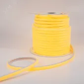 Гибкий неон LED SMD, форма – D, 16х16 мм, желтый, 144 LED/м, 50 м