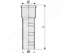 Переходник ПП/ПВХ 110/100 Valsir