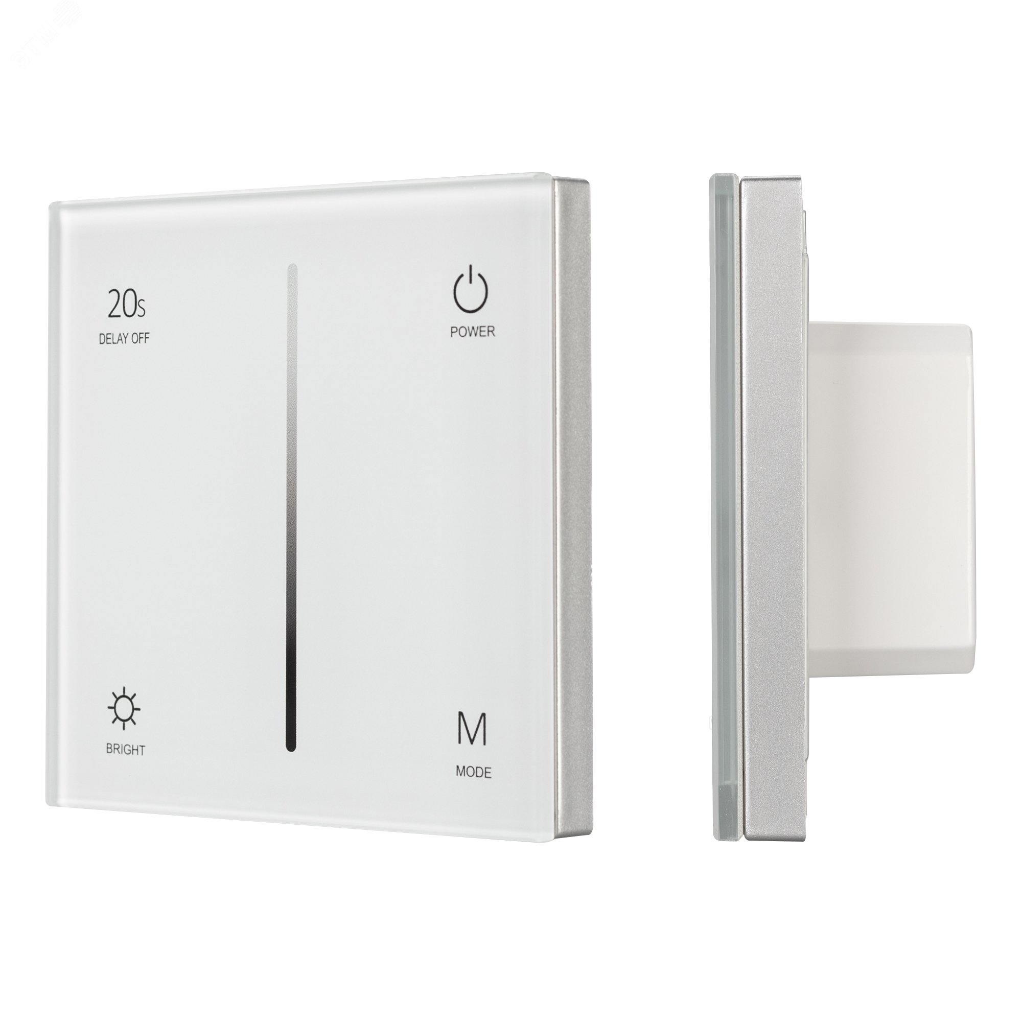 Панель SMART-P35-DIM-IN White (230V, 0-10V, Sens, 2.4G) (ARL, IP20 Пластик, 5 лет)