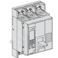 Выключатель NS800 H 4p + MicroLogic 2.0 в сборе