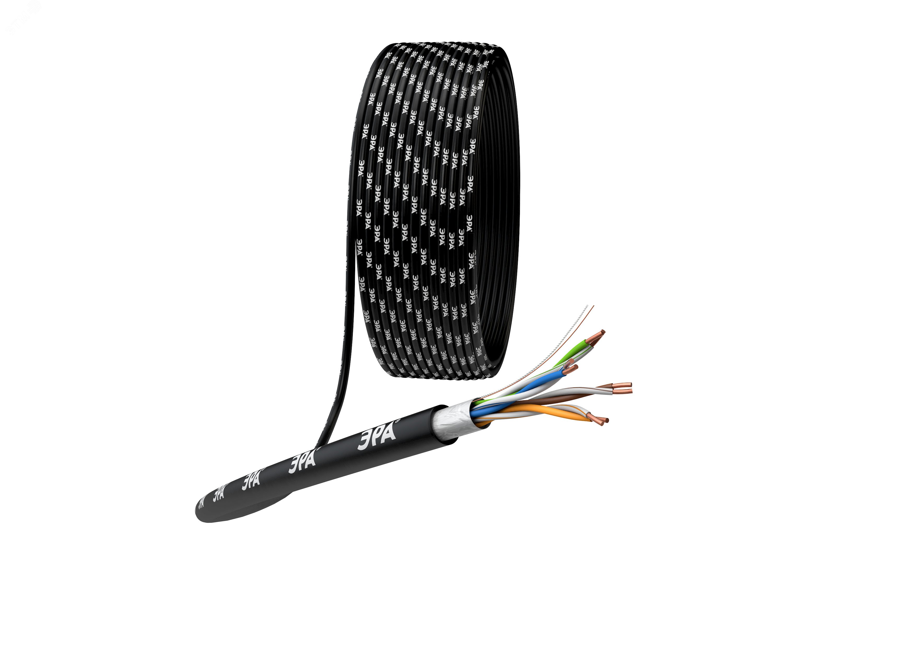 Витая пара F/UTP 4x2x24AWG Cat5e CU PE OUTDOOR 305 м SIMPLE