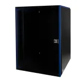 Шкаф настен. 19', 18U 600х600, дв. стек, чер. DATAREX