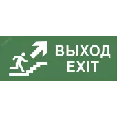 Этикетка самоклеющаяся 350х130мм Выход/лестница вверх/фигура SSA-101 INFO-SSA-110