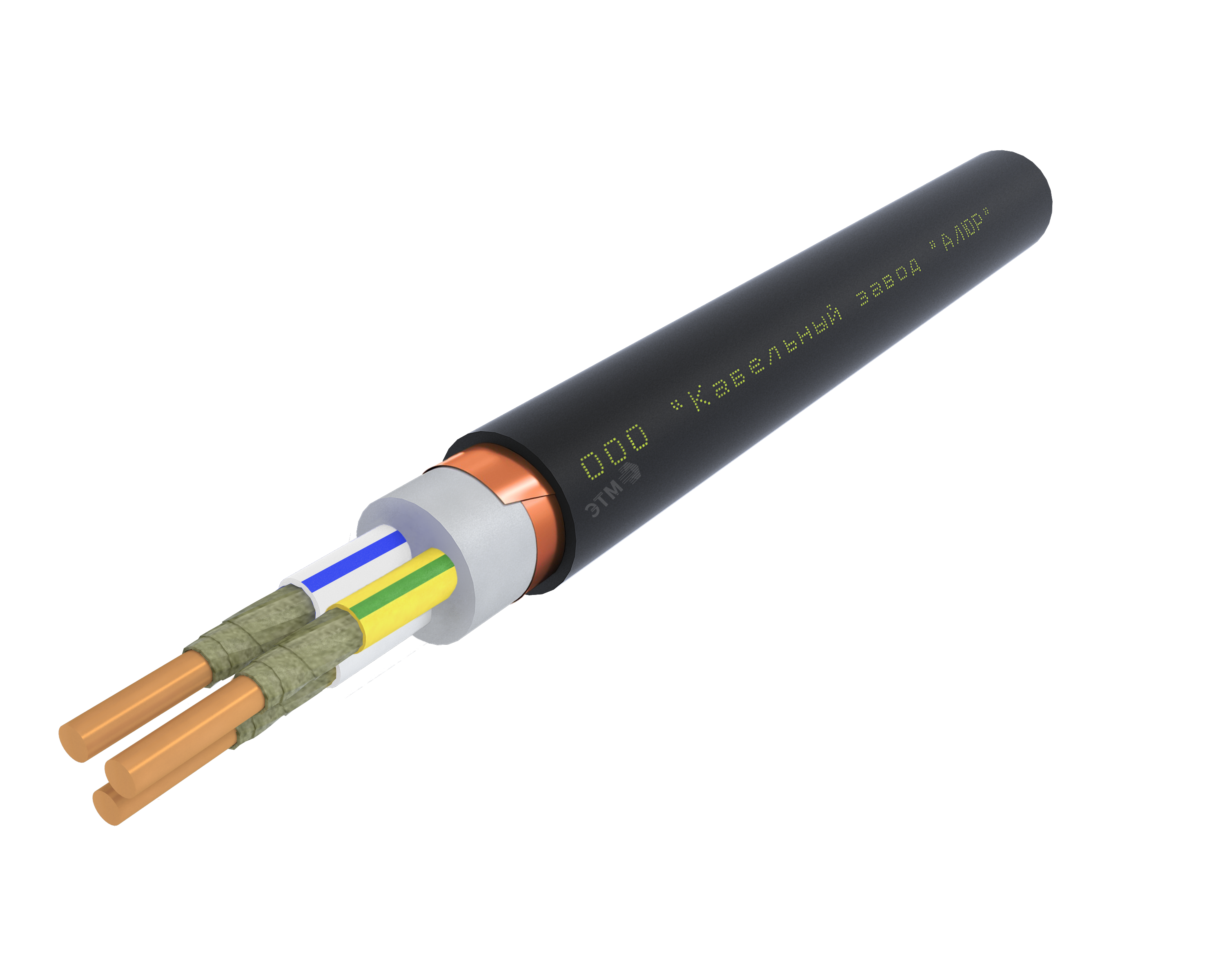 Кабель силовой ВВГЭнг(А)-FRLS 3х25.0 ок(N.PE)-1 Ч. бар