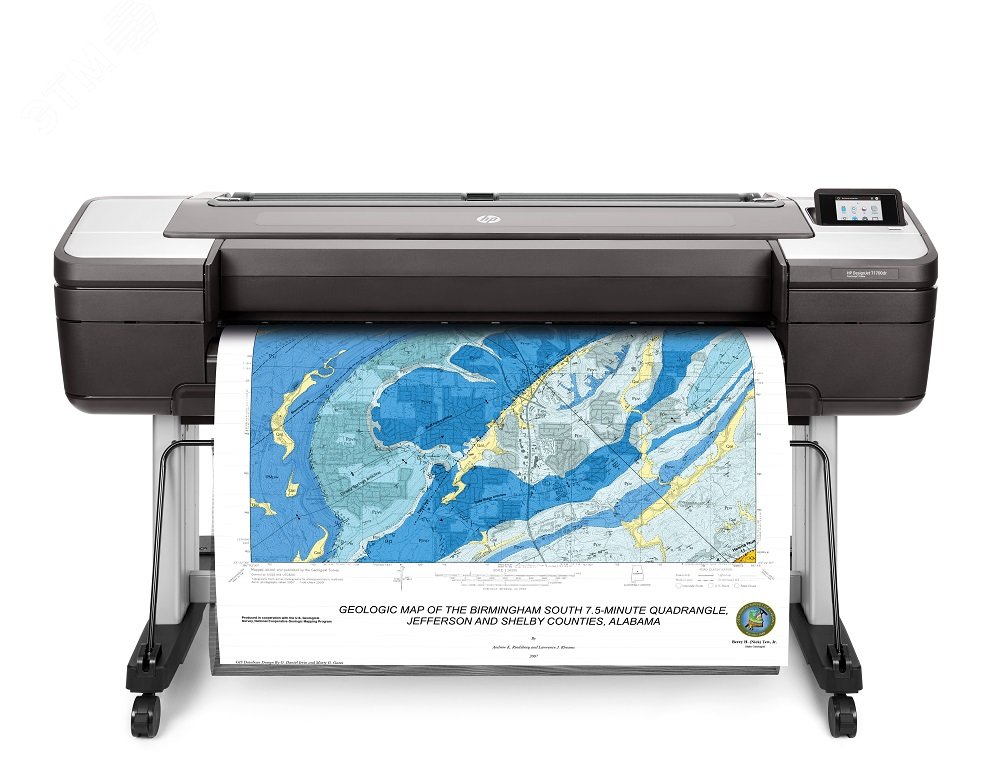 Принтер широкоформатный DesignJet T1700 44-in PostScript Printer