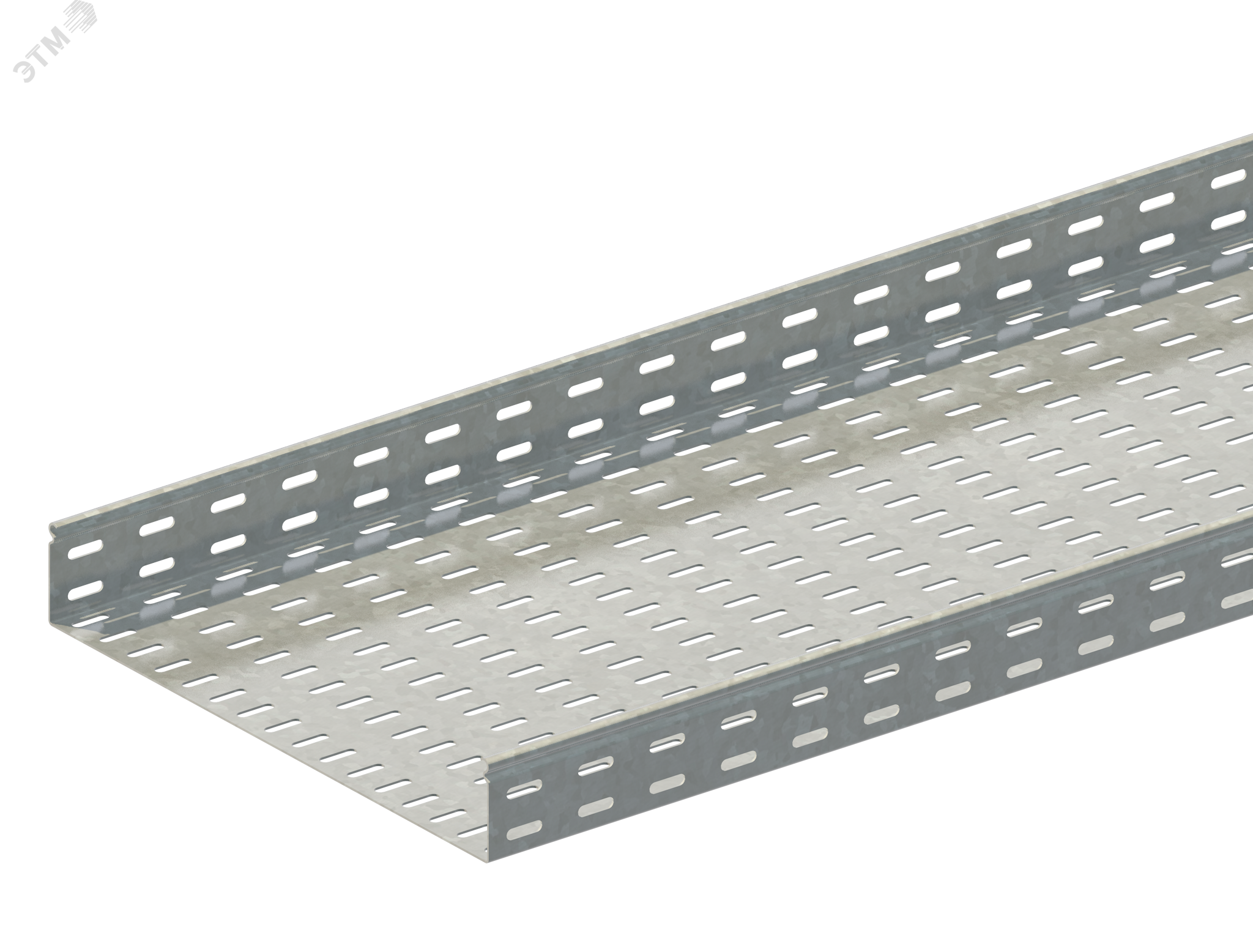 Лоток монтажный прямой перфорированный замковый ЛППЗ.500.100.3000.1,2.2
