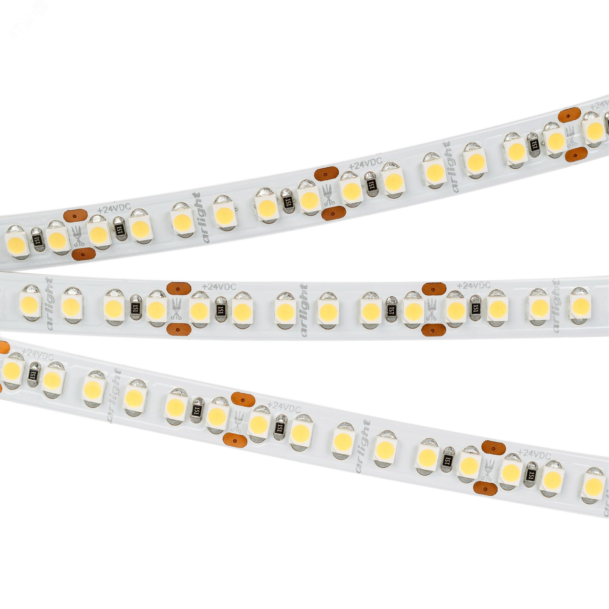 Лента LED RT-A180-8мм 24V Cool 10K (14.4 W/m, IP20, 3528, 5м) (ARL, Открытый)