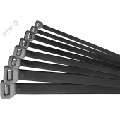 Хомут 400х4.8мм черный нейлон (100шт)
