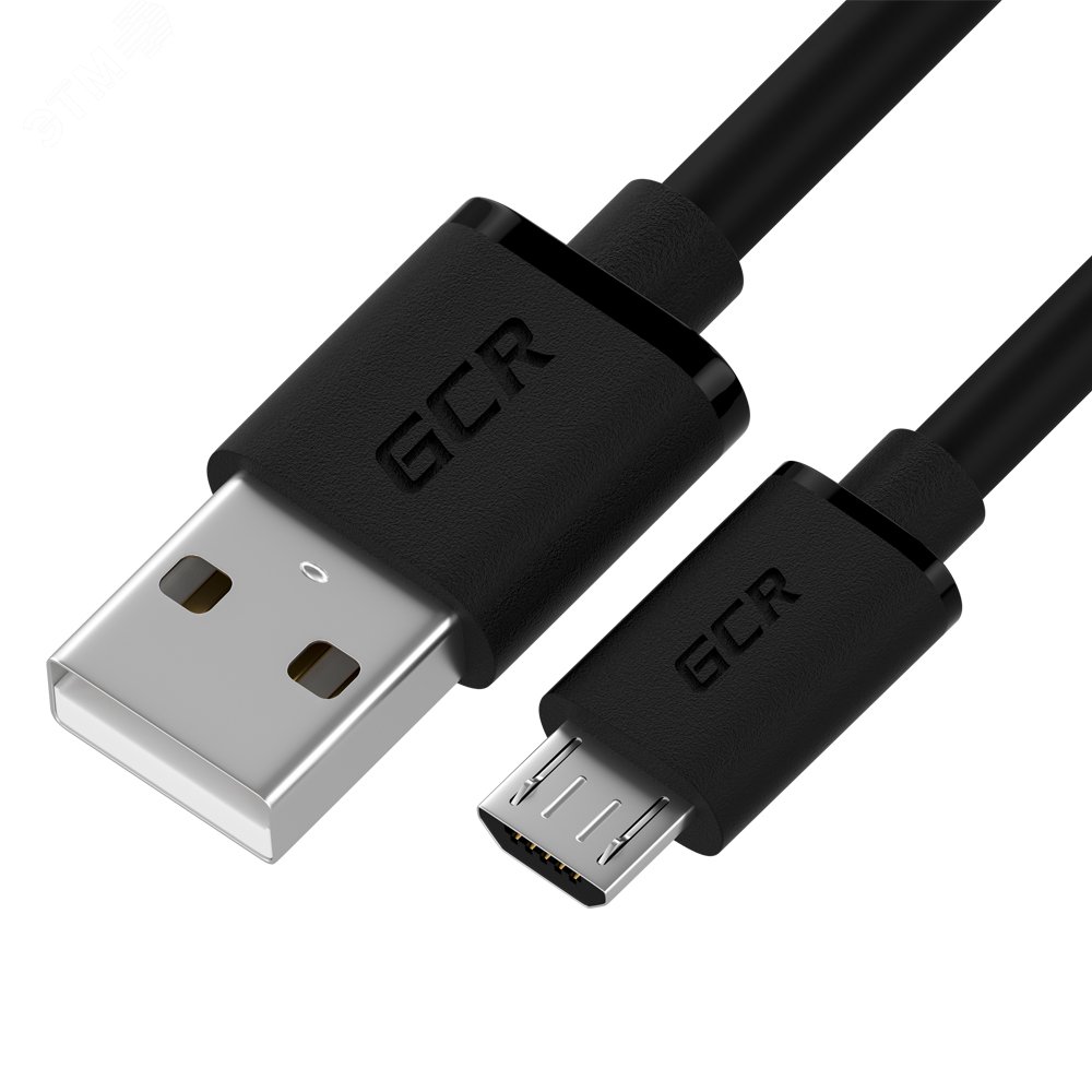 Кабель Micro USB, 1.5 м., черный, быстрая зарядка