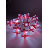 ENIN-3P Гирлянда LED Нить Подарки 3 м холодный свет, 220V, IP20 (24/192)