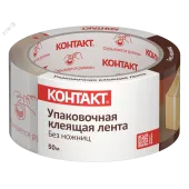 Лента упаковочная клеящая '' ДОМ'' Без ножниц, 48мм х 50м