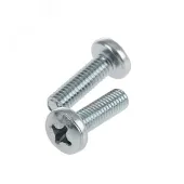 Винт DIN 7985 М5х30 4.8 ZN (1000шт) с полукруглой головой крестообразный шлиц