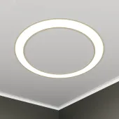 Светильник светодиодный RVE-LBX-HOLE-RING-1030-V (Кольцо 1030х1030х100мм S80мм 72Вт встраиваемый 4000K Белый)