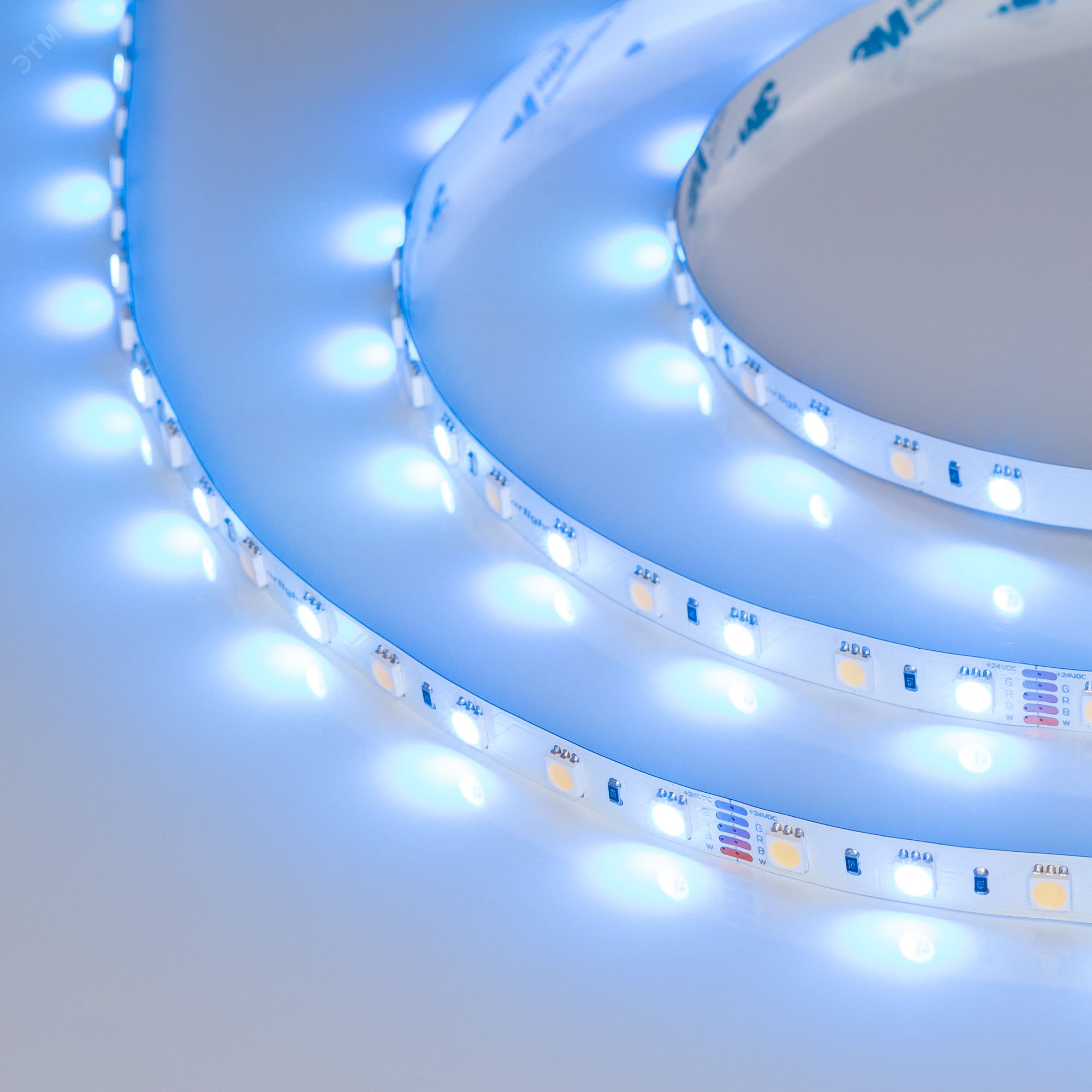 Лента LED RT-B60-10мм 24V RGBW-White (14.4 W/m, IP20, 5060, 5м) (ARL, Открытый)