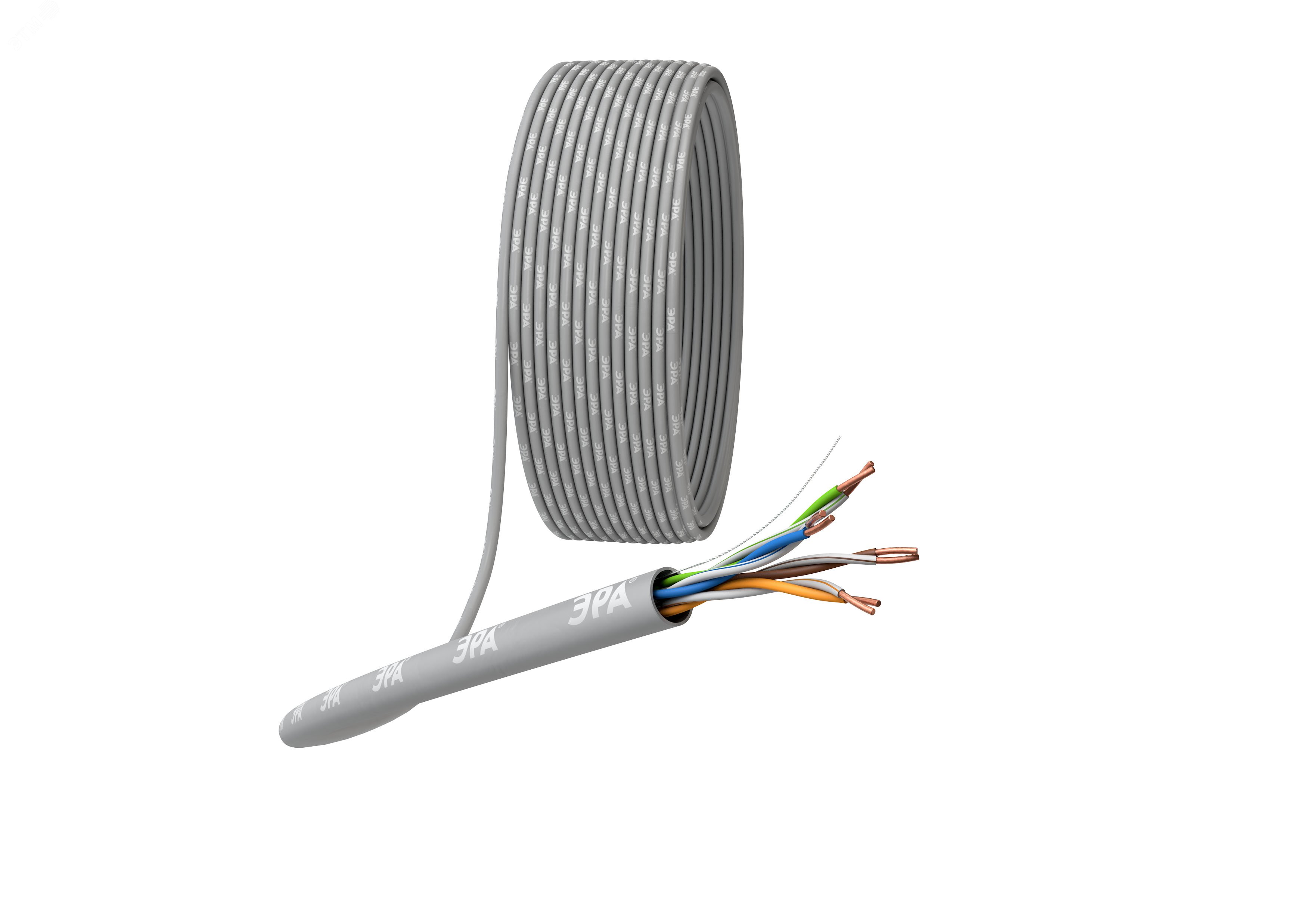 Витая пара U/UTP 4x2x24AWG Cat5e CU PVC 305м SIMPLE