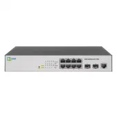 Управляемый POE коммутатор L2, 8 портов 10/100/1000, 2xSFP, 100 Вт