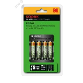 Зарядное устройство для аккумуляторов USB Overnight charger with 4 x 1100 mAh [K4AA/AAA] (6/48/1008)