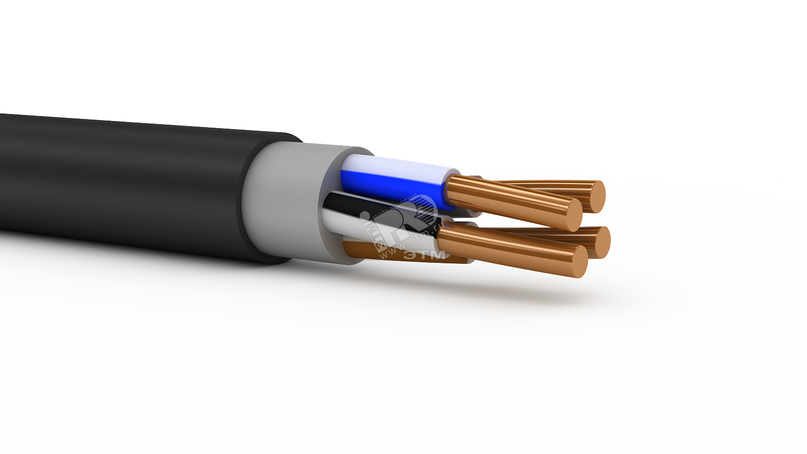 Кабель силовой ВВГнг(А)-LS 1x6ок-0.66 Белый ТРТС