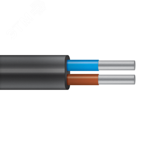 Кабель силовой АсВВГнг(А)-LS 2х2,5пл(ок)-0,66 ТРТС